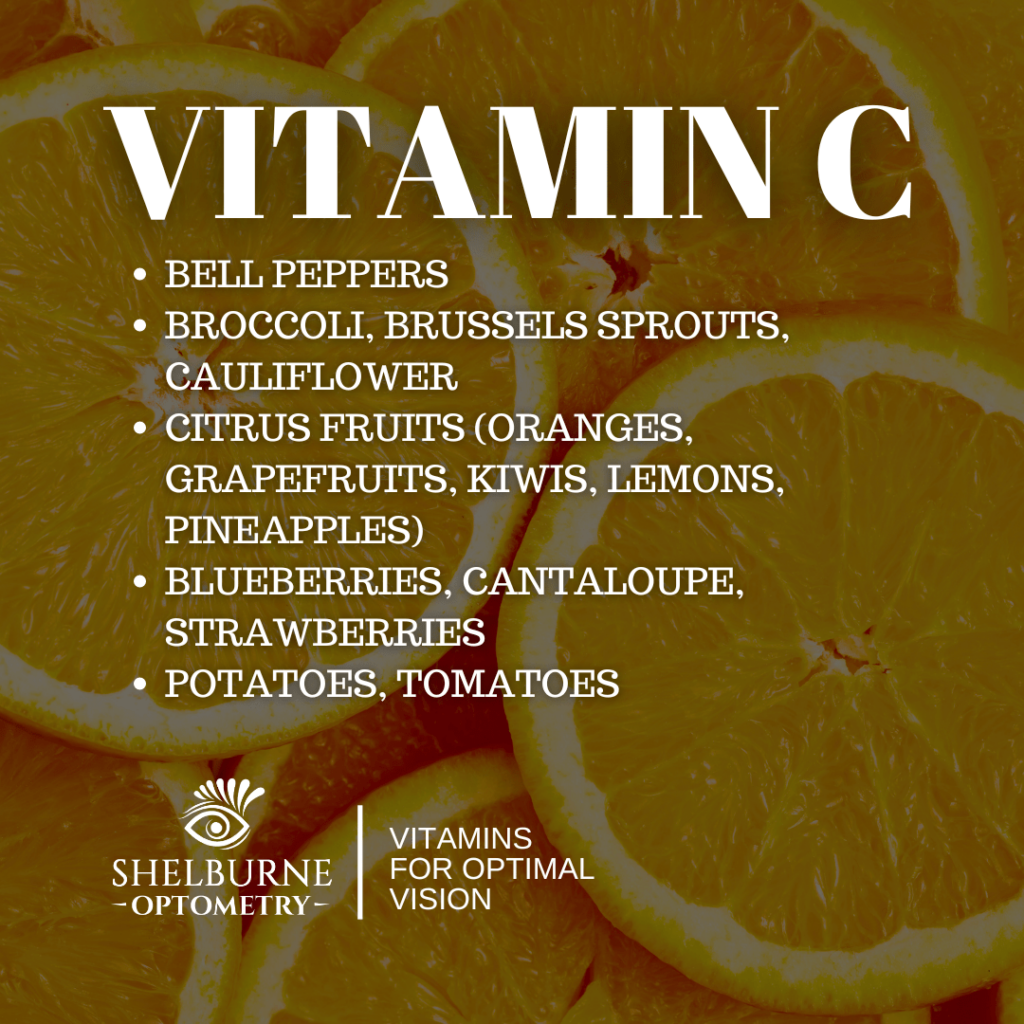 A list of foods that contain vitamin C